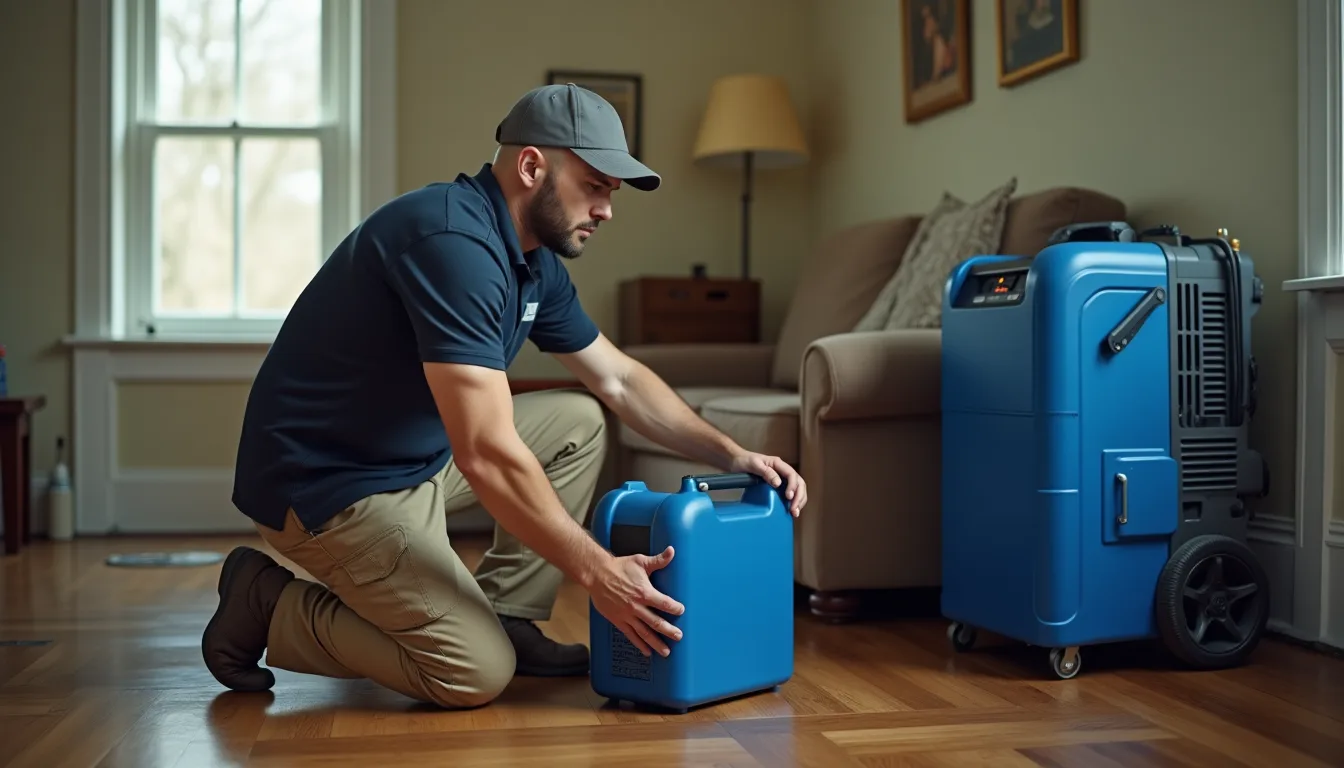 Water damage restoration service