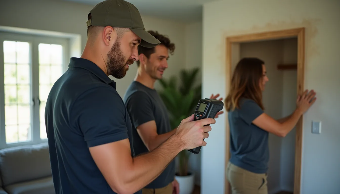 Water damage restoration service